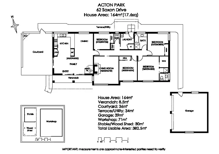 Floorplan of Homely house listing, 62 Saxon Drive, Acton Park TAS 7170