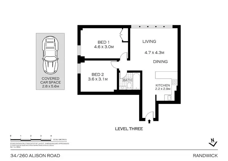 Floorplan of Homely apartment listing, 34/260 Alison Road, Randwick NSW 2031
