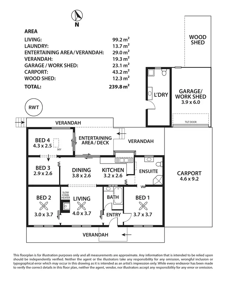 Floorplan of Homely house listing, 5 Edinborough Street, Nairne SA 5252