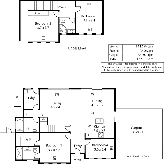 Floorplan of Homely house listing, 45 Devon St, Largs Bay SA 5016