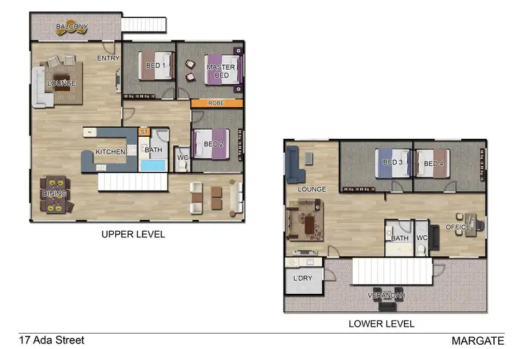 Floorplan of Homely house listing, 17 Ada Street, Margate QLD 4019