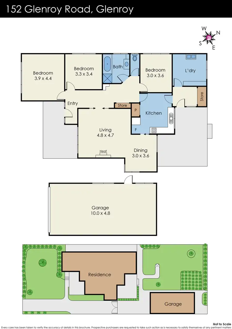 Floorplan of Homely house listing, 152 Glenroy Road, Glenroy VIC 3046