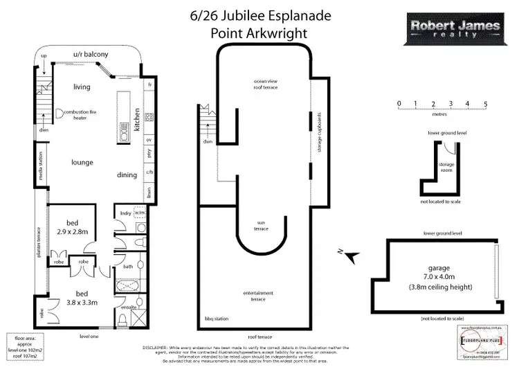 Floorplan of Homely unit listing, 6/26 Jubilee Esplanade, Point Arkwright QLD 4573