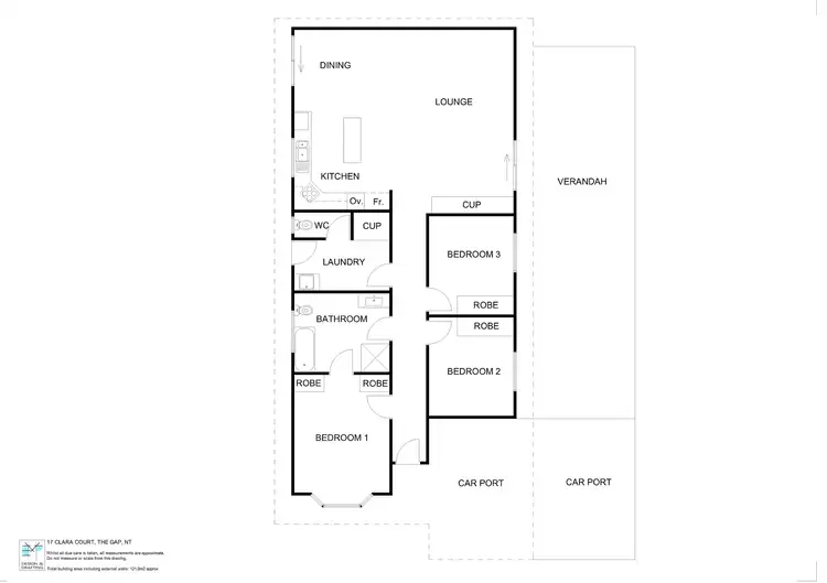 Floorplan of Homely house listing, 17 Clara Court, The Gap NT 870