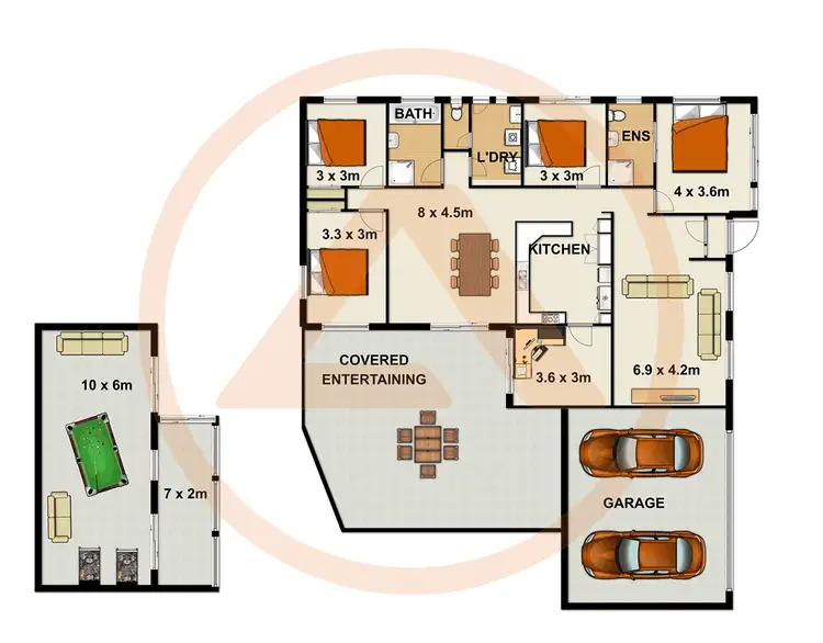 Floorplan of Homely house listing, 86 Laurel Oak Drive, Algester QLD 4115