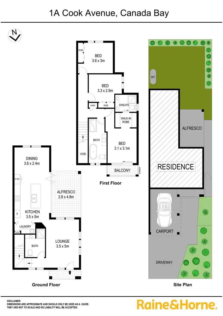 Floorplan of Homely house listing, 1A Cook Ave, Canada Bay NSW 2046