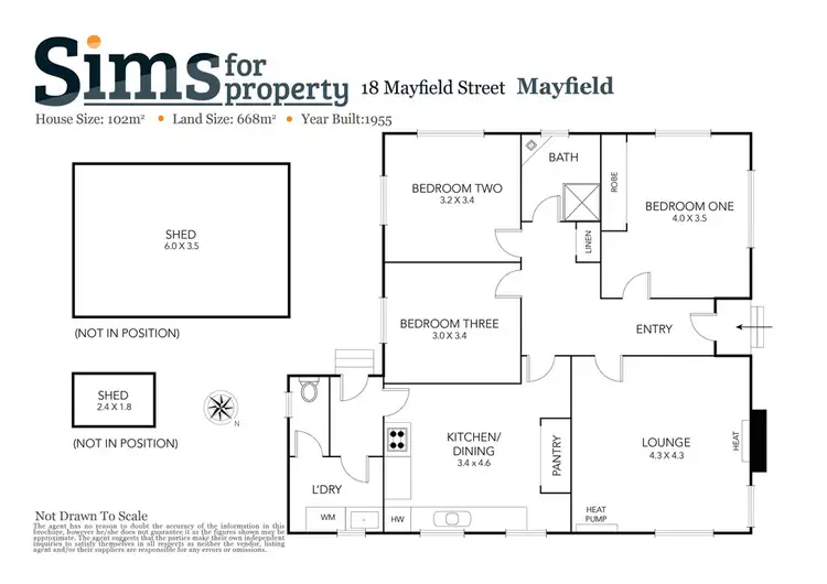 Floorplan of Homely house listing, 18 Mayfield street, Mayfield TAS 7248