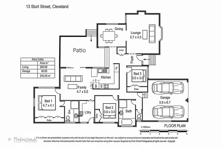 Floorplan of Homely house listing, 13 Sturt Street, Cleveland QLD 4163