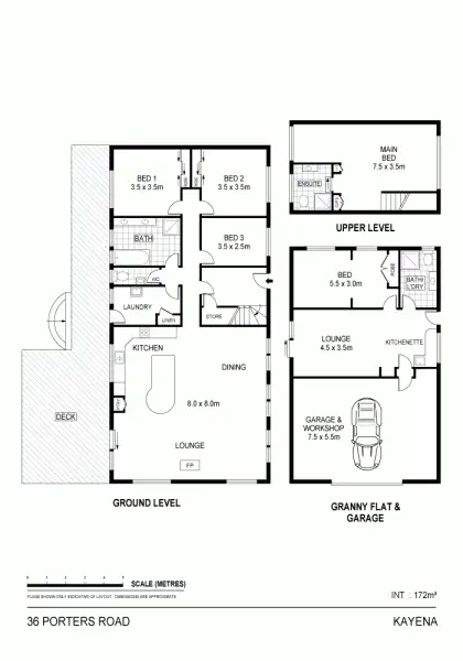 Floorplan of Homely house listing, 36 PORTERS ROAD, Kayena TAS 7270