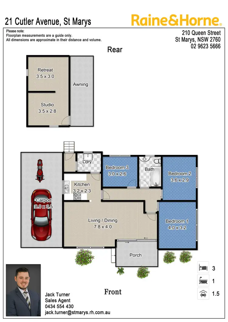 Floorplan of Homely house listing, 21 Cutler Avenue, St Marys NSW 2760