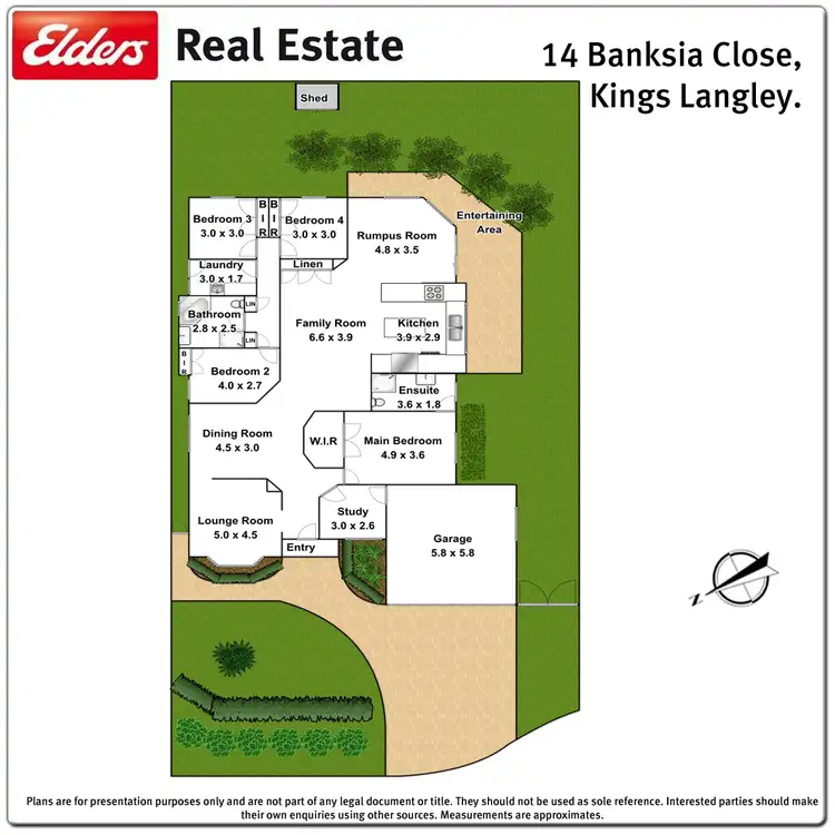 Floorplan of Homely house listing, 14 Banksia Close, Kings Langley NSW 2147