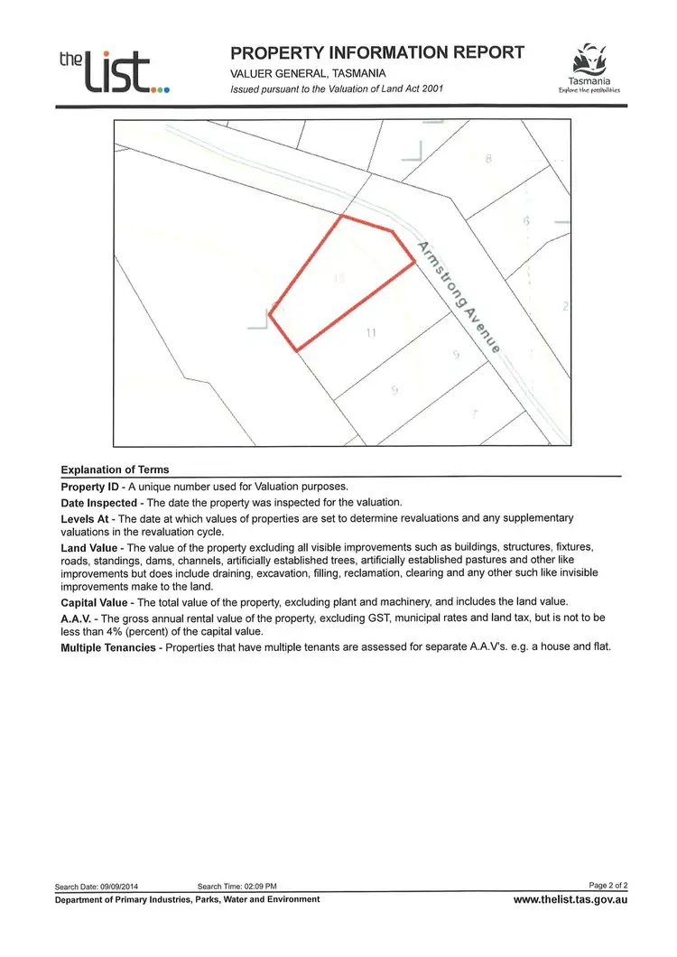 Floorplan of Homely land listing, 13 Armstrong Avenue, Flinders Island TAS 7255