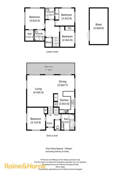 Floorplan of Homely house listing, 11 Sandra Drive, Blackmans Bay TAS 7052