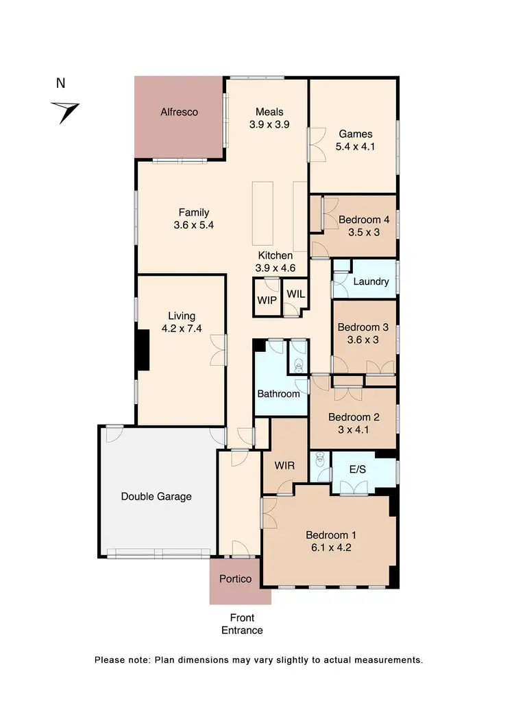 Floorplan of Homely house listing, 14 Bald Hills Road, Creswick VIC 3363