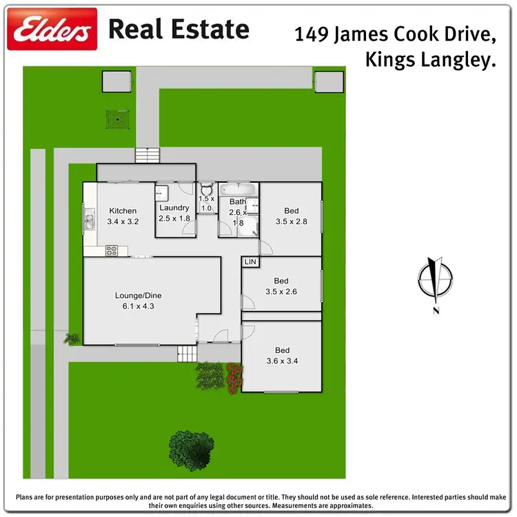 Floorplan of Homely house listing, 149 James Cook Dr, Kings Langley NSW 2147