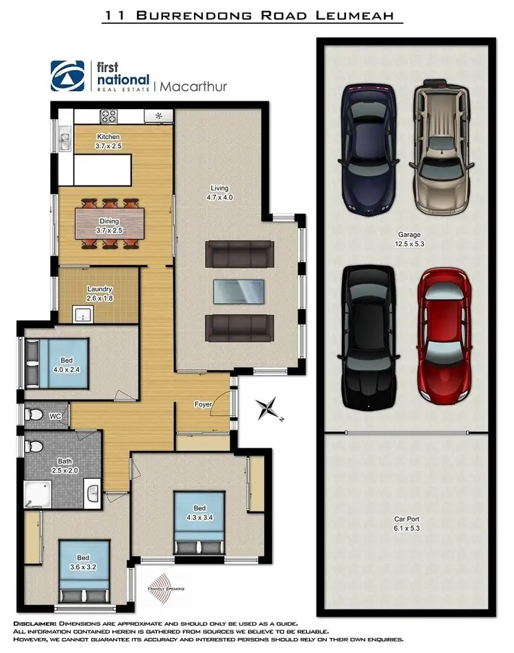 Floorplan of Homely house listing, 11 Burrendong Road, Leumeah NSW 2560