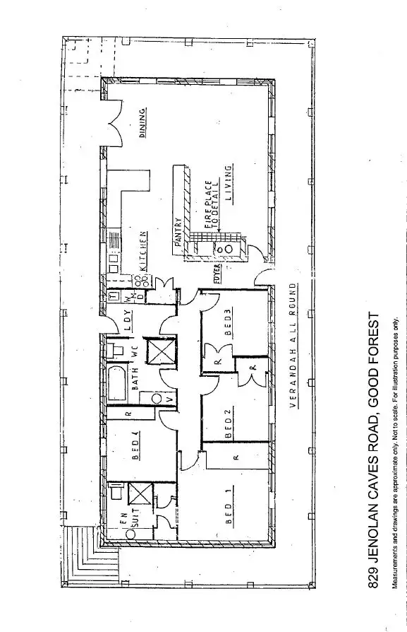 Floorplan of Homely house listing, 829 Jenolan Caves Road, Hampton NSW 2790