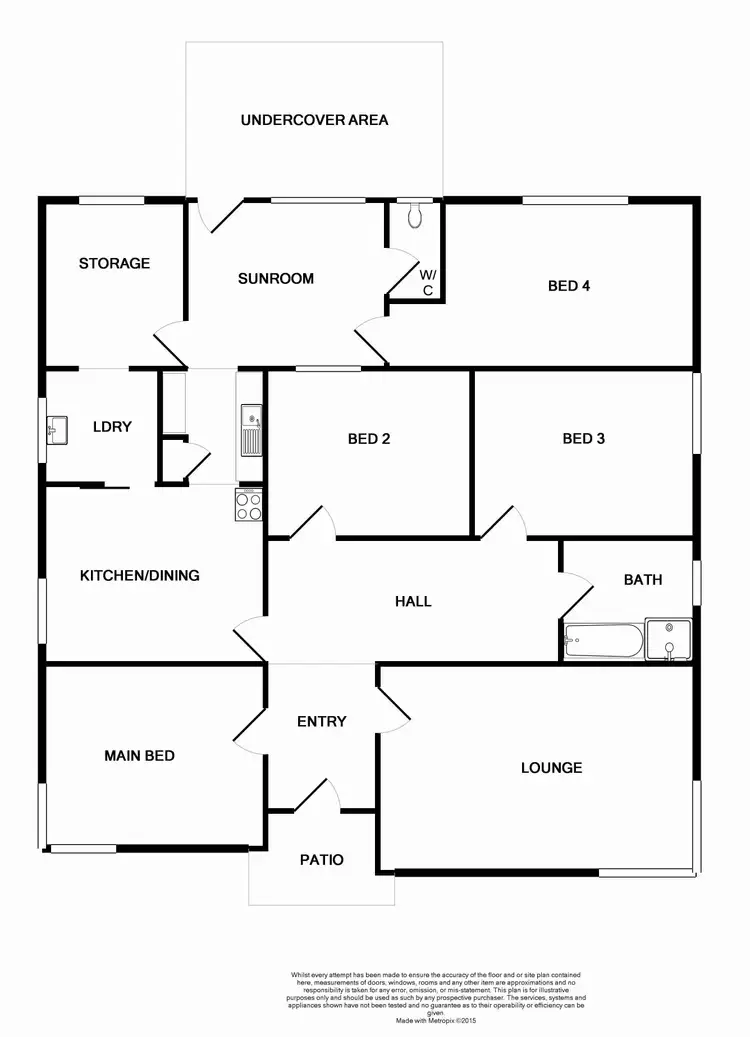 Floorplan of Homely house listing, 105 New England Highway, Lochinvar NSW 2321