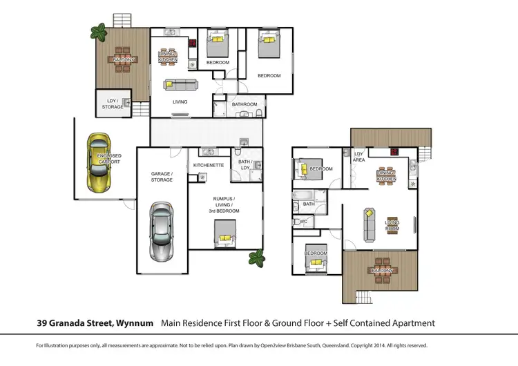 Floorplan of Homely house listing, 39 Granada Street, Wynnum QLD 4178
