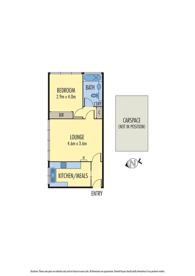 Floorplan of Homely apartment listing, 9/162 Chapel Street, St Kilda VIC 3182