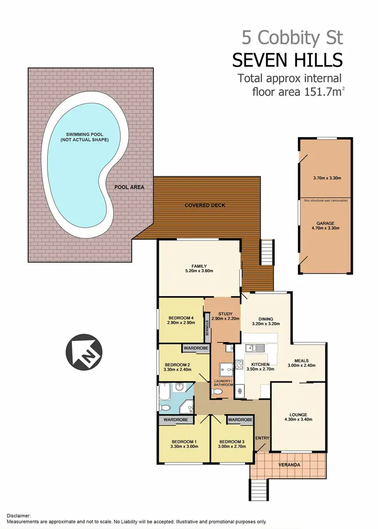 Floorplan of Homely house listing, 5 Cobbity Street, Seven Hills NSW 2147