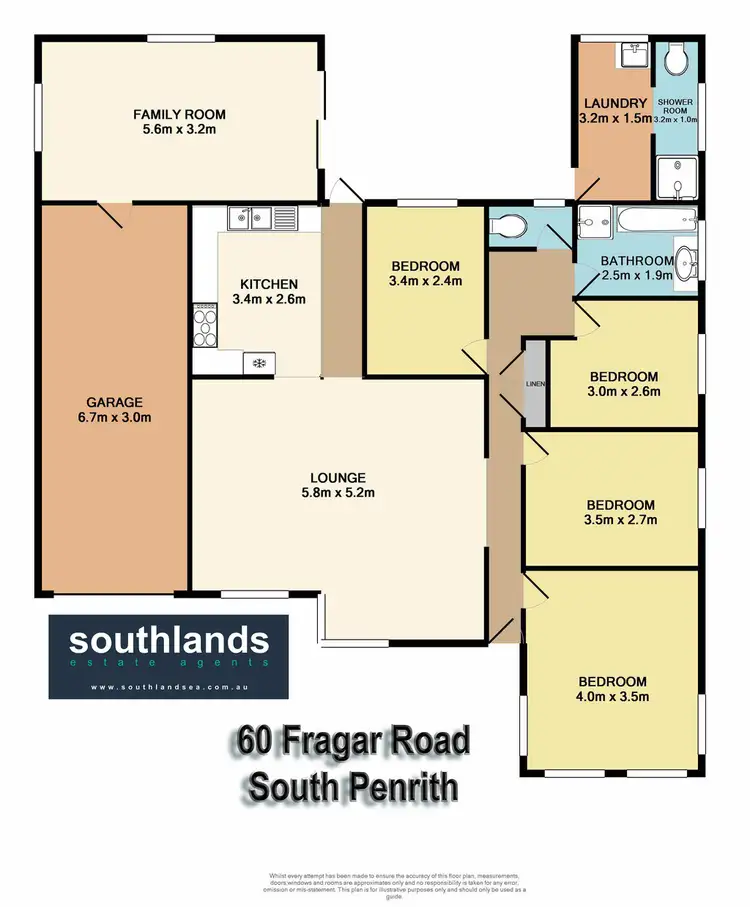 Floorplan of Homely house listing, 60 Fragar Road, South Penrith NSW 2750