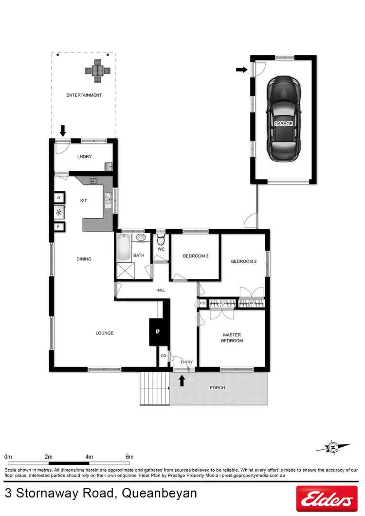 Floorplan of Homely house listing, 3 Stornaway Road, Queanbeyan NSW 2620