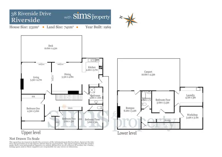 Floorplan of Homely house listing, 38 Riverside Drive, Riverside TAS 7250