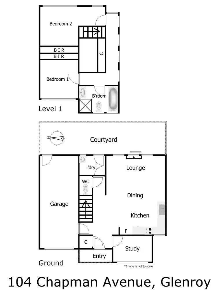 Floorplan of Homely house listing, 104 Chapman Avenue, Glenroy VIC 3046