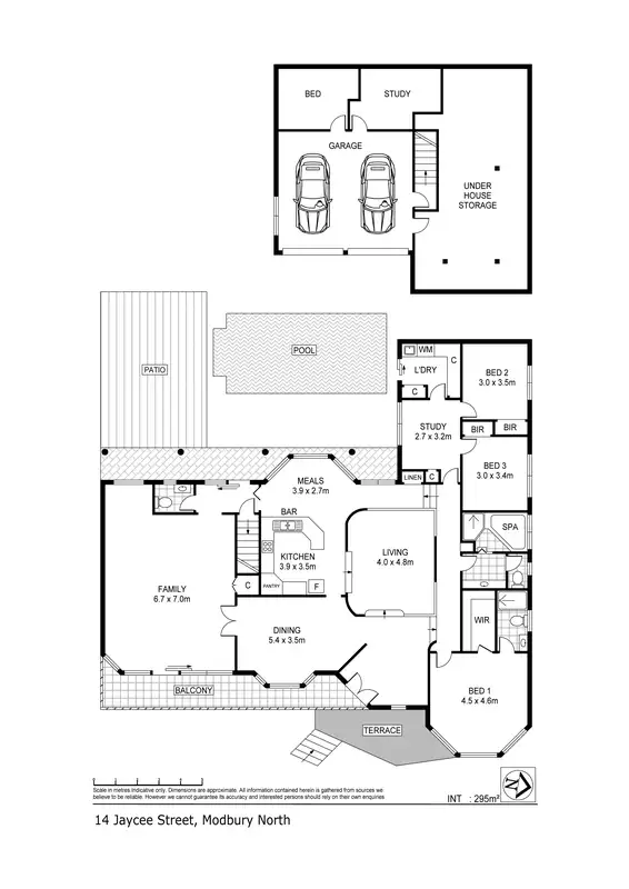 Floorplan of Homely house listing, 14 Jaycee Street, Modbury North SA 5092