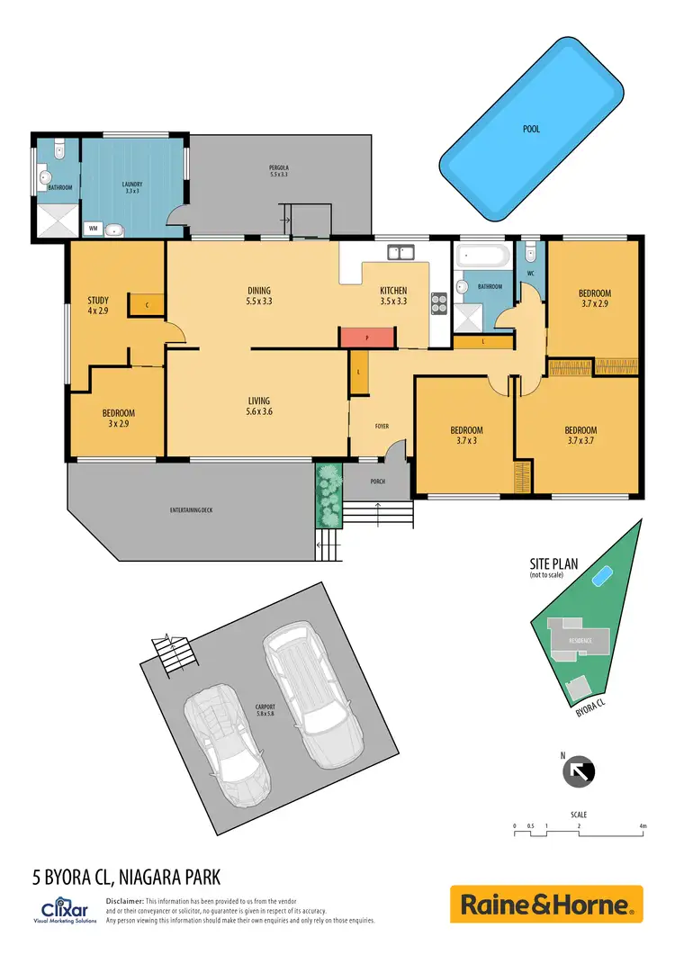 Floorplan of Homely house listing, 5 Byora Close, Niagara Park NSW 2250