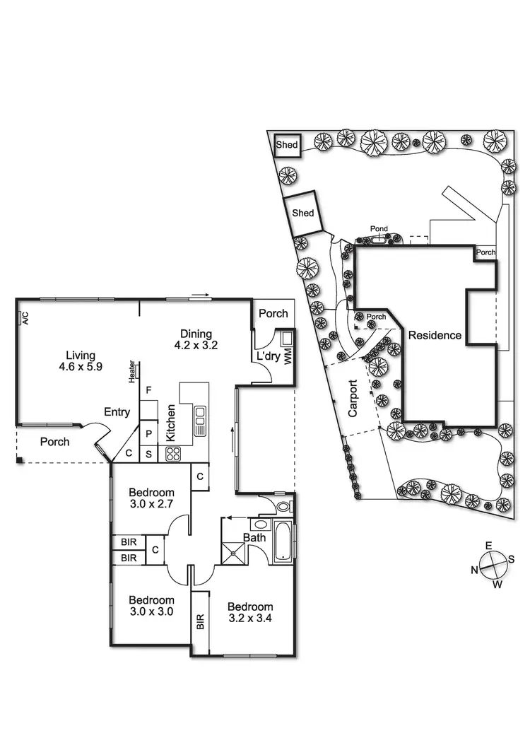 Floorplan of Homely house listing, 10 Bayfield Court, Mount Martha VIC 3934