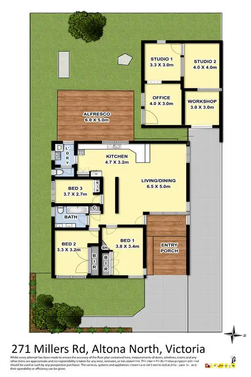 Floorplan of Homely house listing, 271 Millers Road, Altona North VIC 3025