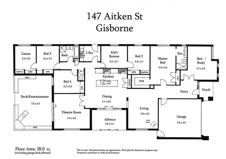 Floorplan of Homely house listing, 147 Aitken Street, Gisborne VIC 3437