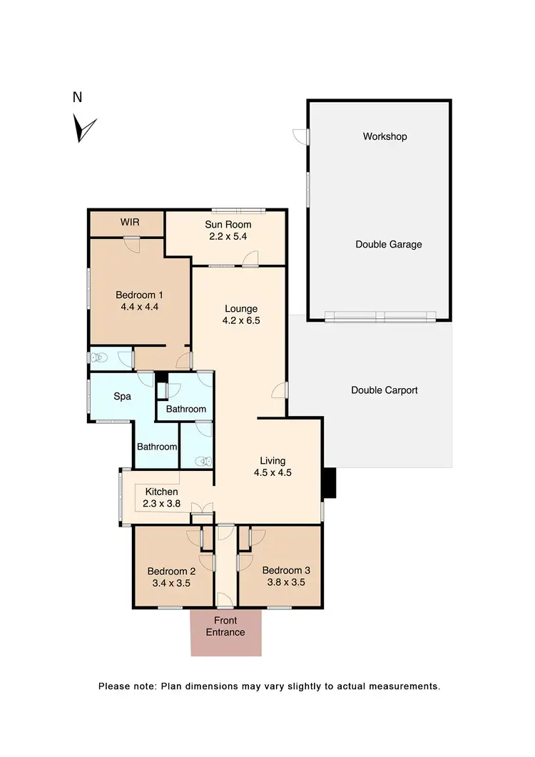 Floorplan of Homely house listing, 10 Hopetoun Street, Ballarat East VIC 3350
