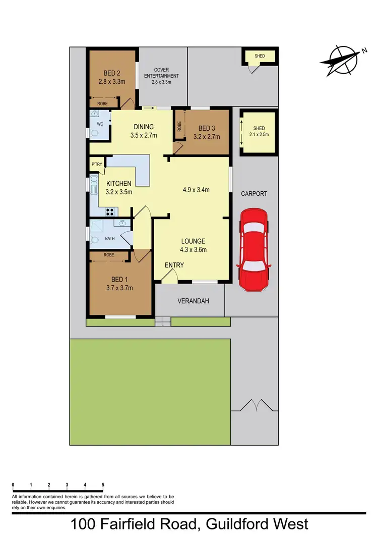 Floorplan of Homely house listing, 100 Fairfield Road, Guildford NSW 2161