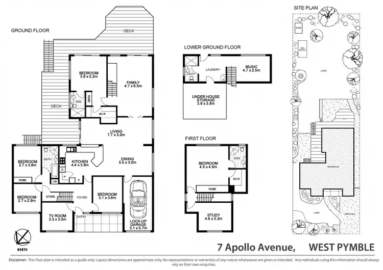 Floorplan of Homely house listing, 7 Apollo Avenue, West Pymble NSW 2073