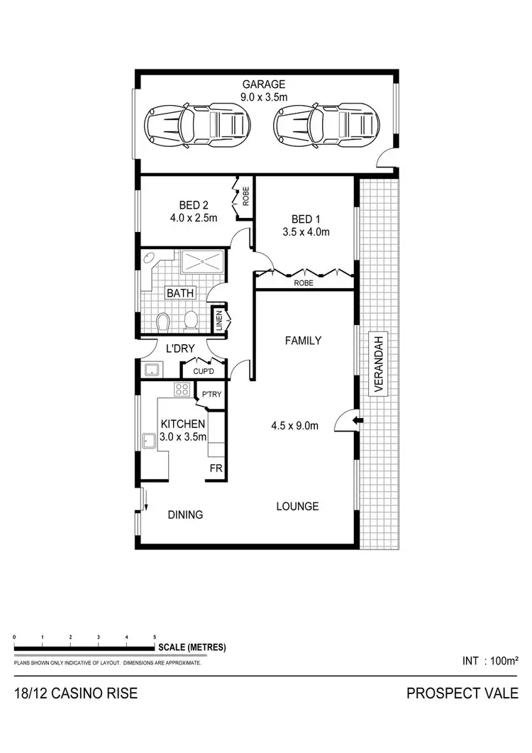 Floorplan of Homely unit listing, 18/12 Casino Rise, Prospect Vale TAS 7250