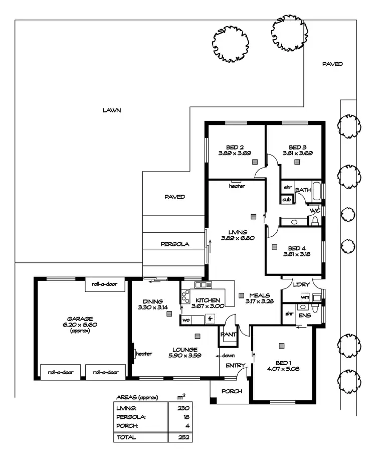 Floorplan of Homely house listing, 4 Elizabeth Street, Athelstone SA 5076