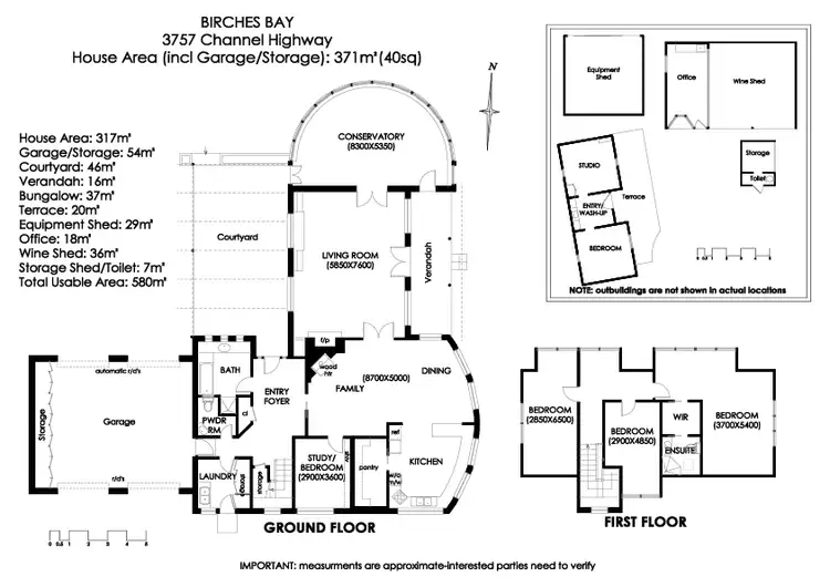 Floorplan of Homely house listing, 3757 Channel Highway, Birchs Bay TAS 7162
