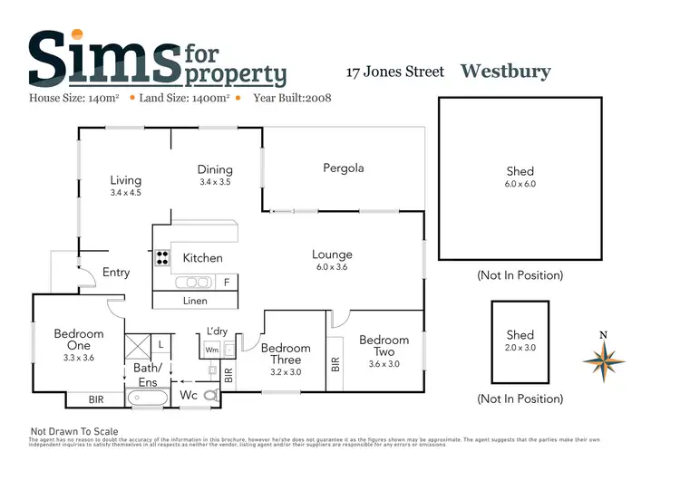 Floorplan of Homely house listing, 17 Jones Street, Westbury TAS 7303