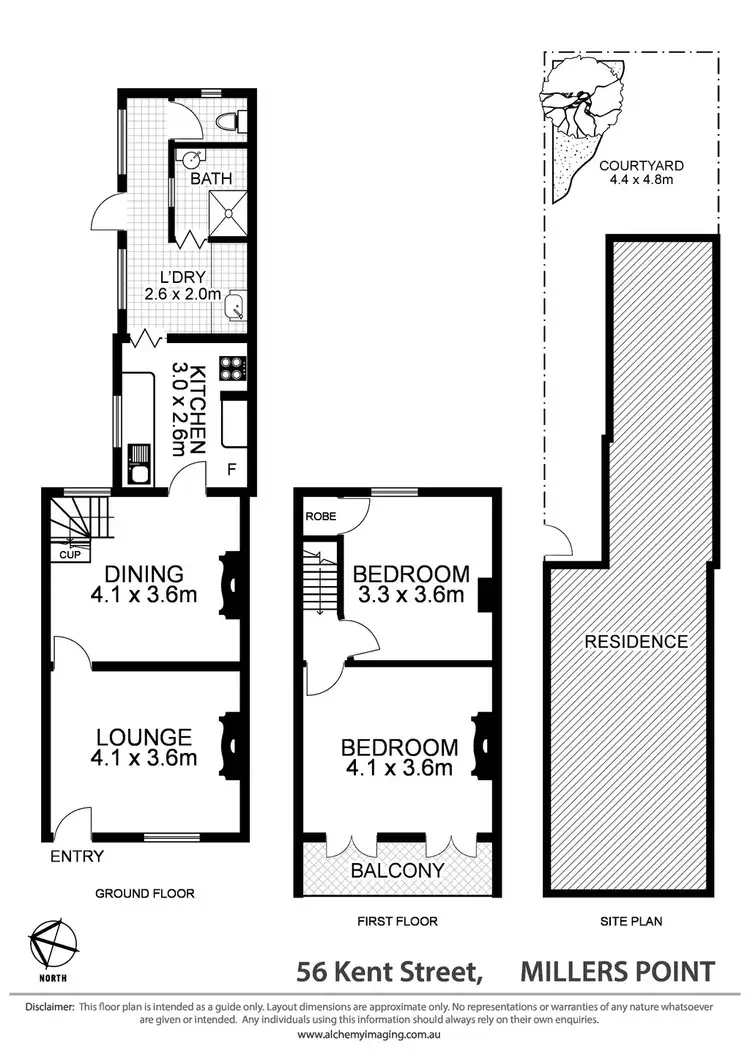 Floorplan of Homely house listing, 56 Kent Street, Millers Point NSW 2000