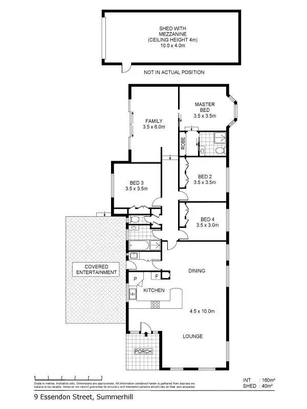 Floorplan of Homely house listing, 9 Essendon St, Summerhill TAS 7250