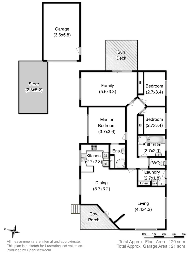 Floorplan of Homely house listing, 22 Whitewater Crescent, Kingston TAS 7050