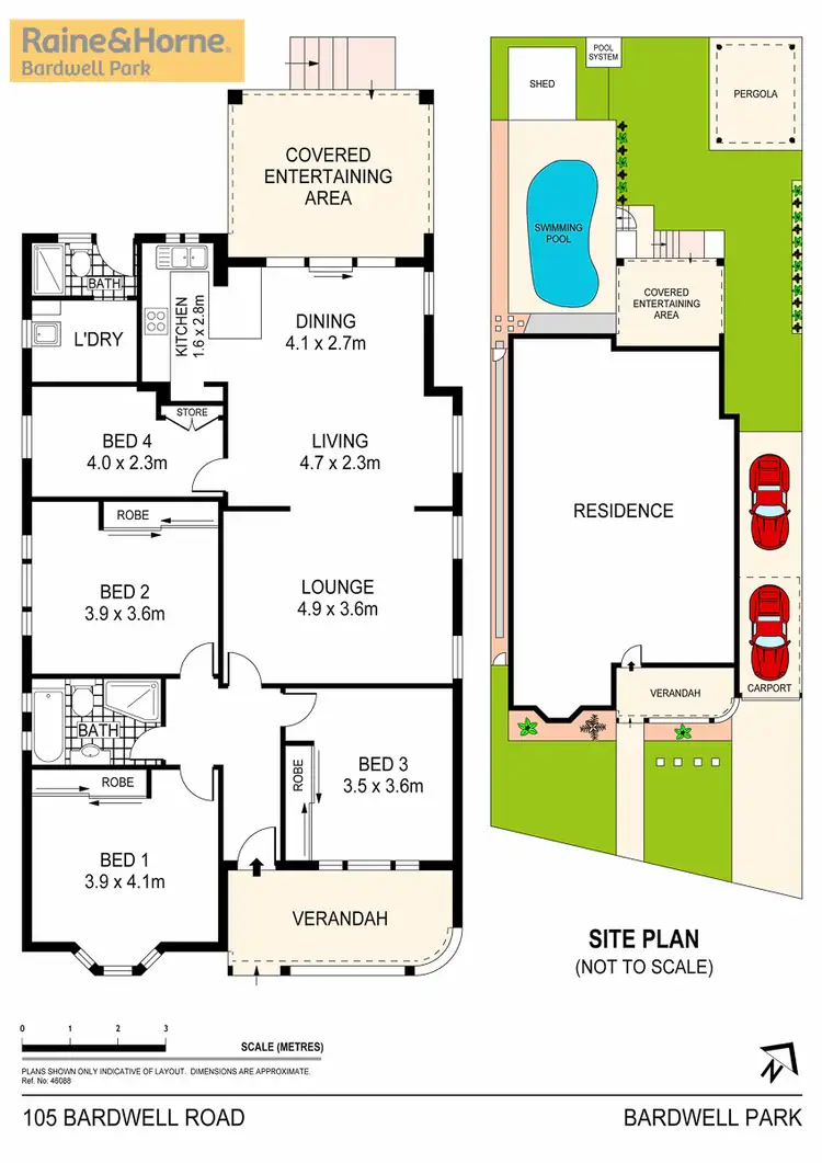 Floorplan of Homely house listing, 105 Bardwell Road, Bardwell Park NSW 2207