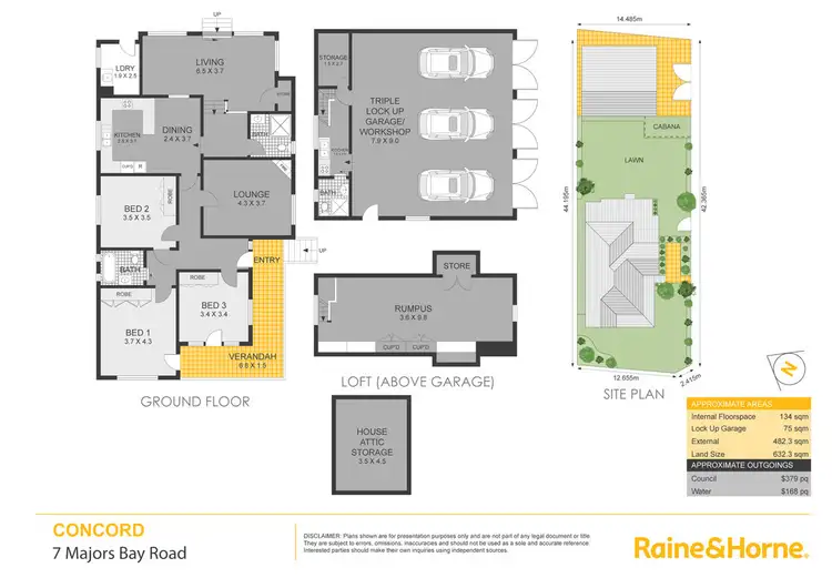 Floorplan of Homely house listing, 7 Majors Bay Road, Concord NSW 2137