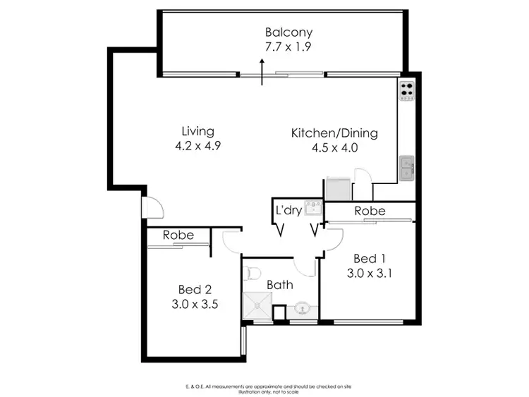 Floorplan of Homely apartment listing, 7/966 Albany Highway, East Victoria Park WA 6101