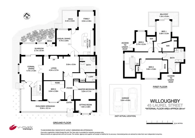 Floorplan of Homely house listing, 45 Laurel Street, Willoughby NSW 2068