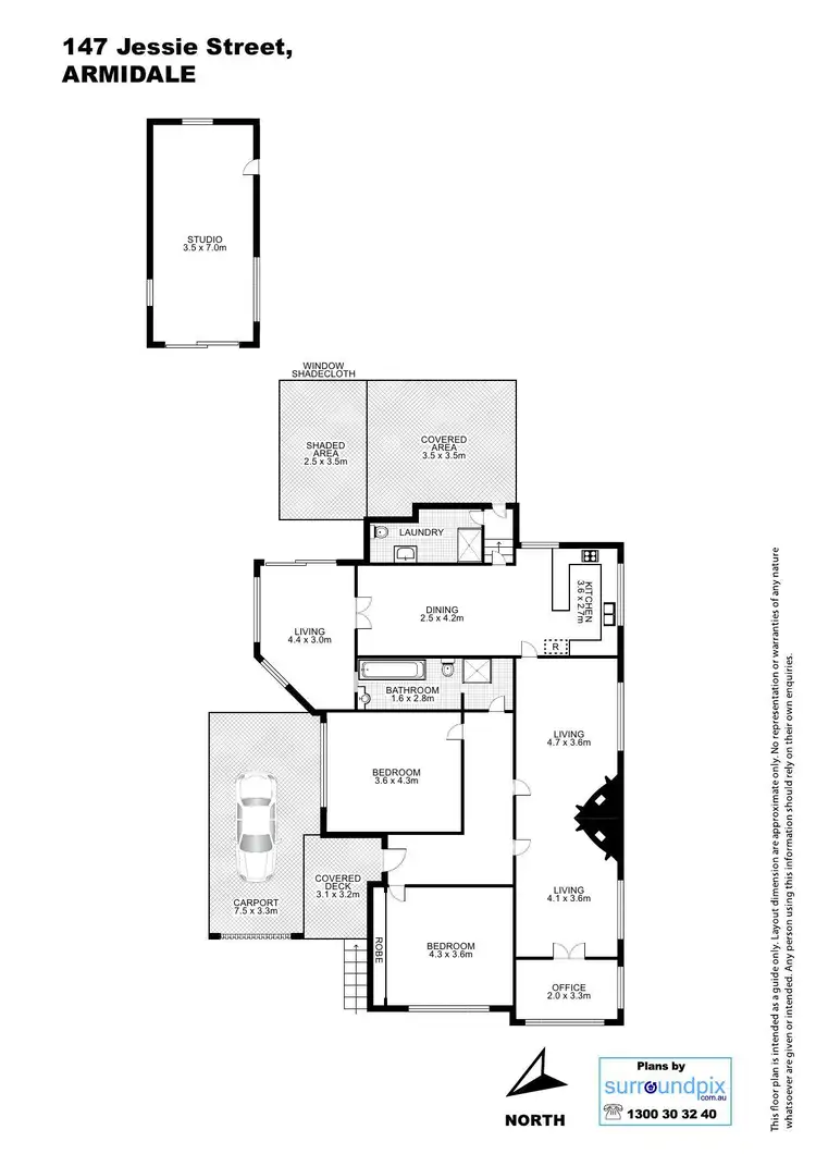 Floorplan of Homely house listing, 147 Jessie Street, Armidale NSW 2350