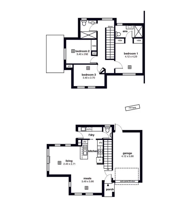 Floorplan of Homely house listing, 1/17 Pearce Street, Christies Beach SA 5165